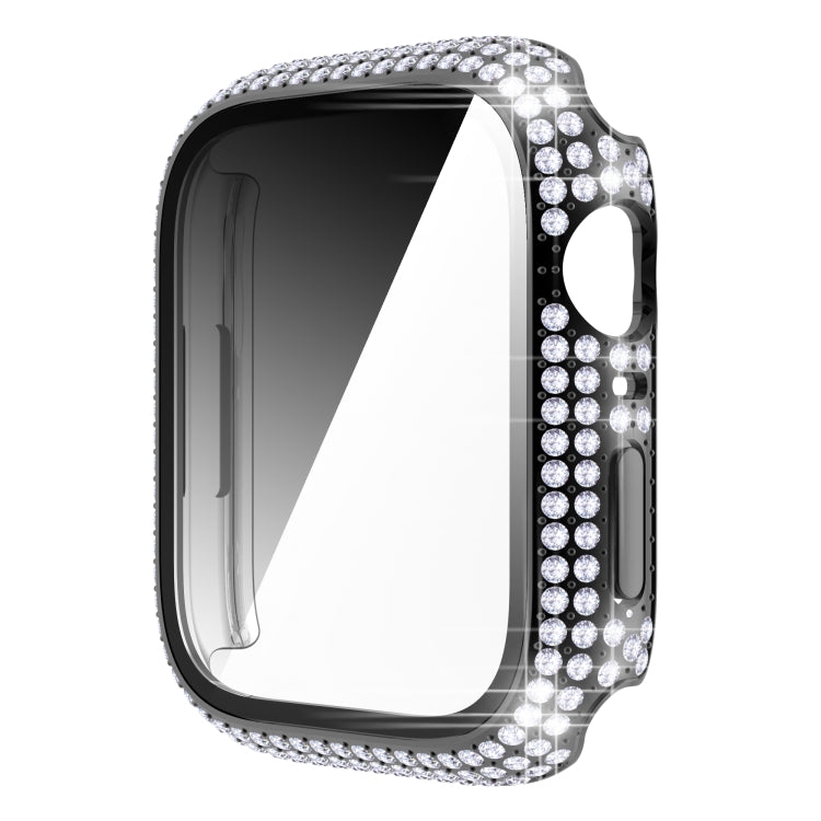 Diamant PC- + Panzerglas-Uhrengehäuse für Apple Watch Series, 7 41mm, 7 45mm