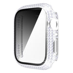 Diamant PC- + Panzerglas-Uhrengehäuse für Apple Watch Series, 7 41mm, 7 45mm