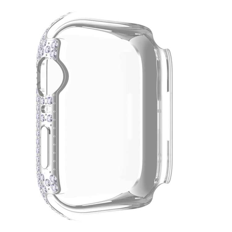 Diamant PC- + Panzerglas-Uhrengehäuse für Apple Watch Series, 7 41mm, 7 45mm