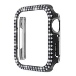 Doppelreihiges PC-Uhrengehäuse mit Diamanten für Apple Watch Series 7 (41 mm) und 7 (45 mm)