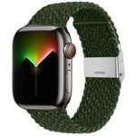 Nylon-Geflecht-Armband für Apple Watch Series, 7 41mm / 6&SE&5&4 40mm / 3&2&1 38mm, 7 45mm / 6&SE&5&4 44mm / 3&2&1 42mm