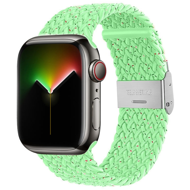 Nylon-Geflecht-Armband für Apple Watch Series, 7 41mm / 6&SE&5&4 40mm / 3&2&1 38mm, 7 45mm / 6&SE&5&4 44mm / 3&2&1 42mm