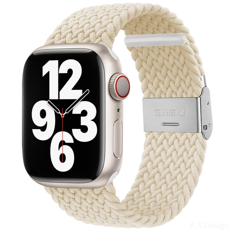 Nylon-Geflecht-Armband für Apple Watch Series, 7 41mm / 6&SE&5&4 40mm / 3&2&1 38mm, 7 45mm / 6&SE&5&4 44mm / 3&2&1 42mm