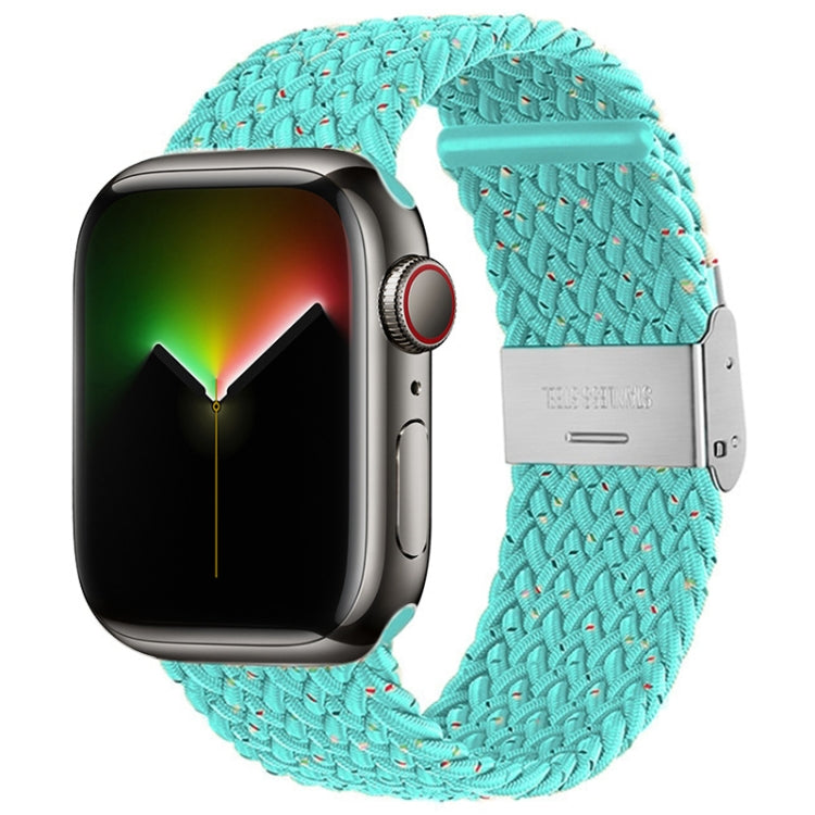 Nylon-Geflecht-Armband für Apple Watch Series, 7 41mm / 6&SE&5&4 40mm / 3&2&1 38mm, 7 45mm / 6&SE&5&4 44mm / 3&2&1 42mm