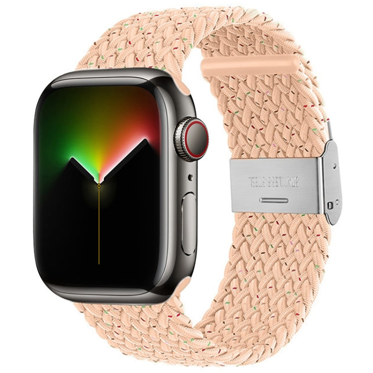 Nylon-Geflecht-Armband für Apple Watch Series, 7 41mm / 6&SE&5&4 40mm / 3&2&1 38mm, 7 45mm / 6&SE&5&4 44mm / 3&2&1 42mm