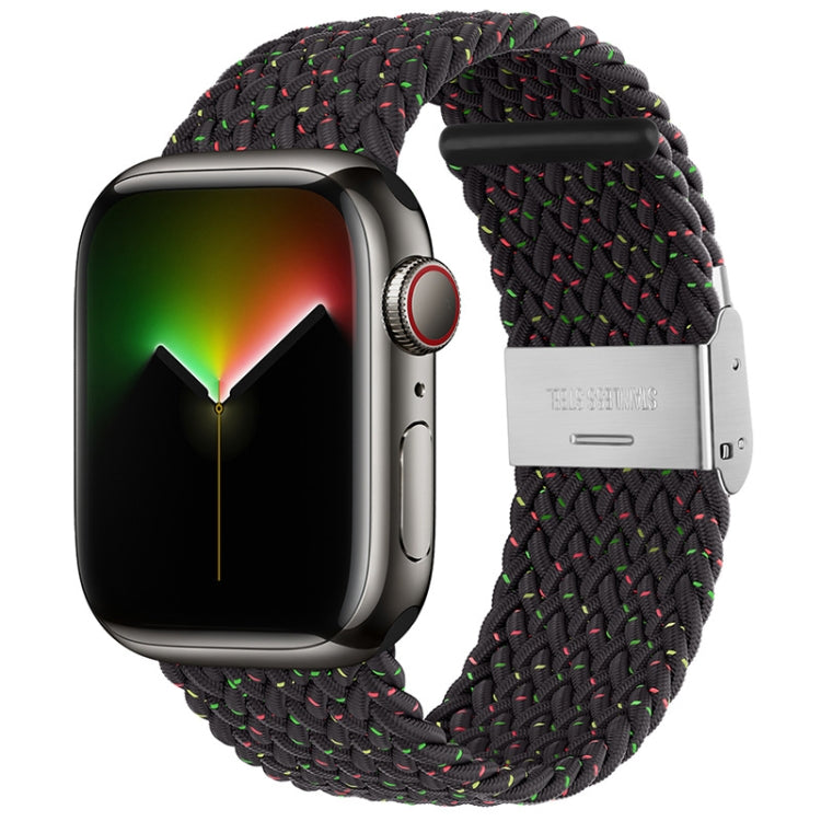 Nylon-Geflecht-Armband für Apple Watch Series, 7 41mm / 6&SE&5&4 40mm / 3&2&1 38mm, 7 45mm / 6&SE&5&4 44mm / 3&2&1 42mm