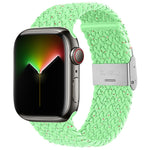 Nylon-Geflecht-Armband für Apple Watch Series, 7 41mm / 6&SE&5&4 40mm / 3&2&1 38mm, 7 45mm / 6&SE&5&4 44mm / 3&2&1 42mm