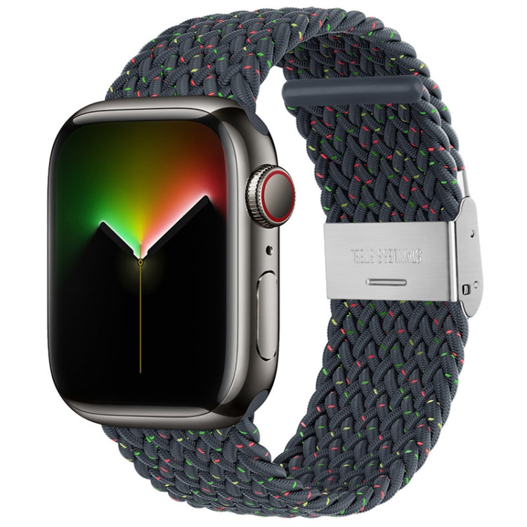 Nylon-Geflecht-Armband für Apple Watch Series, 7 41mm / 6&SE&5&4 40mm / 3&2&1 38mm, 7 45mm / 6&SE&5&4 44mm / 3&2&1 42mm