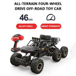 4WD Übergroßes RC-Auto mit sechs Aluminiumrädern, (Schwarz), (Gold)