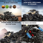 4WD Übergroßes RC-Auto mit sechs Aluminiumrädern, (Schwarz), (Gold)