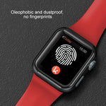 Mutural Flüssigsilikon-Armband, für Apple Watch Series 7 (41 mm), 6, SE, 5, 4 (40 mm), 3, 2, 1 (38 mm), Apple Watch Ultra (49 mm), Series 8, 7 (45 mm), SE, 2, 6, SE, 5, 4 (44 mm) und 3, 2, 1 (42 mm)