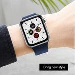 Mutural Flüssigsilikon-Armband, für Apple Watch Series 7 (41 mm), 6, SE, 5, 4 (40 mm), 3, 2, 1 (38 mm), Apple Watch Ultra (49 mm), Series 8, 7 (45 mm), SE, 2, 6, SE, 5, 4 (44 mm) und 3, 2, 1 (42 mm)