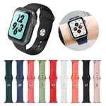 Mutural Flüssigsilikon-Armband, für Apple Watch Series 7 (41 mm), 6, SE, 5, 4 (40 mm), 3, 2, 1 (38 mm), Apple Watch Ultra (49 mm), Series 8, 7 (45 mm), SE, 2, 6, SE, 5, 4 (44 mm) und 3, 2, 1 (42 mm)