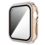 Uhrengehäuse aus diamantfarbenem Polycarbonat und gehärtetem Glas für Apple Watch Series 3, 2 und 1 (38 mm und 42 mm)