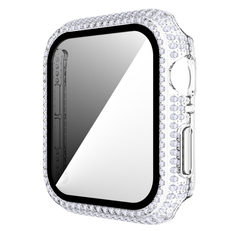 Uhrengehäuse aus diamantfarbenem Polycarbonat und gehärtetem Glas für Apple Watch Series 3, 2 und 1 (38 mm und 42 mm)