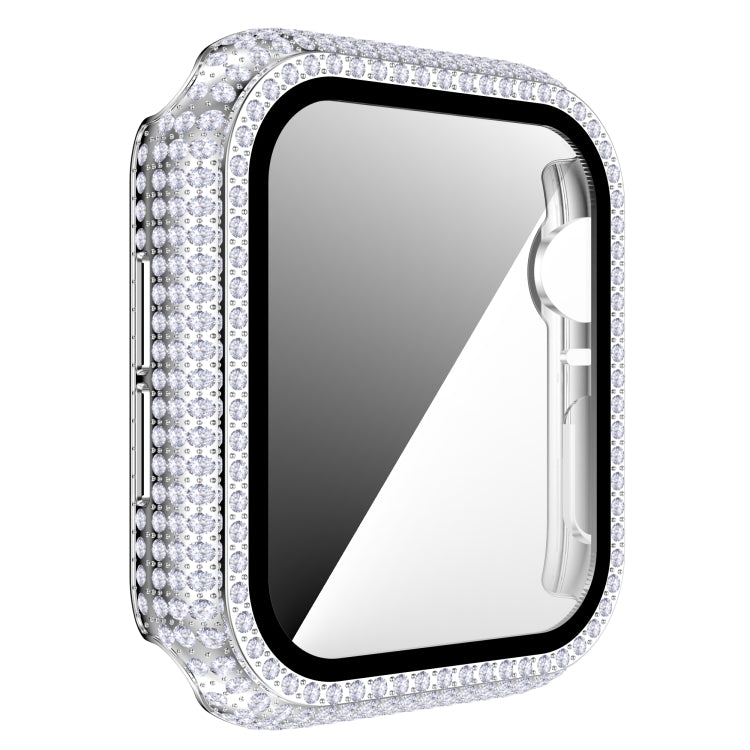 Uhrengehäuse aus diamantfarbenem Polycarbonat und gehärtetem Glas für Apple Watch Series 3, 2 und 1 (38 mm und 42 mm)