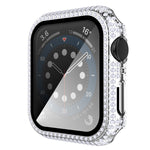Uhrengehäuse aus diamantfarbenem Polycarbonat und gehärtetem Glas für Apple Watch Series 3, 2 und 1 (38 mm und 42 mm)