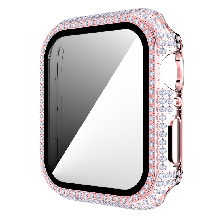 Uhrengehäuse aus diamantfarbenem Polycarbonat und gehärtetem Glas für Apple Watch Series 3, 2 und 1 (38 mm und 42 mm)
