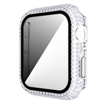 Uhrengehäuse aus diamantfarbenem Polycarbonat und gehärtetem Glas für Apple Watch Series 3, 2 und 1 (38 mm und 42 mm)