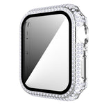 Uhrengehäuse aus diamantfarbenem Polycarbonat und gehärtetem Glas für Apple Watch Series 3, 2 und 1 (38 mm und 42 mm)