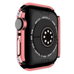 Hollowed Diamond PC Watch Case For Apple Watch Series, 3&2&1 38mm, 3&2&1 42mm