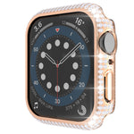 Durchbrochenes PC-Gehäuse mit Diamantmuster für Apple Watch Series 3, 2 und 1 (38 mm, 42 mm)
