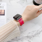 Transparentes Jelly-Armband für Apple Watch Series 7 (41 mm), 6, SE, 5 und 4 (40 mm), 3, 2 und 1 (38 mm), 7 (45 mm), 6, SE, 5 und 4 (44 mm) sowie 3, 2 und 1 (42 mm)