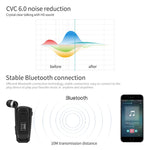Fineblue F990 CVC6.0 Geräuschreduzierendes Lavalier Bluetooth-Ohrhörer, Unterstützt Vibrationsbenachrichtigung