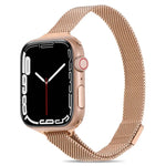 Milanaise-Armband für Apple Watch Series 7 (41 mm), 6, SE, 5 und 4 (40 mm), 3, 2 und 1 (38 mm) und 7 (45 mm), 6, SE, 5 und 4 (44 mm) sowie 3, 2 und 1 (42 mm)