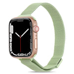 Milanaise-Armband für Apple Watch Series 7 (41 mm), 6, SE, 5 und 4 (40 mm), 3, 2 und 1 (38 mm) und 7 (45 mm), 6, SE, 5 und 4 (44 mm) sowie 3, 2 und 1 (42 mm)