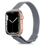 Milanaise-Armband für Apple Watch Series 7 (41 mm), 6, SE, 5 und 4 (40 mm), 3, 2 und 1 (38 mm) und 7 (45 mm), 6, SE, 5 und 4 (44 mm) sowie 3, 2 und 1 (42 mm)