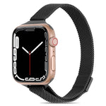 Milanaise-Armband für Apple Watch Series 7 (41 mm), 6, SE, 5 und 4 (40 mm), 3, 2 und 1 (38 mm) und 7 (45 mm), 6, SE, 5 und 4 (44 mm) sowie 3, 2 und 1 (42 mm)