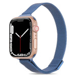 Milanaise-Armband für Apple Watch Series 7 (41 mm), 6, SE, 5 und 4 (40 mm), 3, 2 und 1 (38 mm) und 7 (45 mm), 6, SE, 5 und 4 (44 mm) sowie 3, 2 und 1 (42 mm)