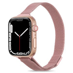 Milanaise-Armband für Apple Watch Series 7 (41 mm), 6, SE, 5 und 4 (40 mm), 3, 2 und 1 (38 mm) und 7 (45 mm), 6, SE, 5 und 4 (44 mm) sowie 3, 2 und 1 (42 mm)