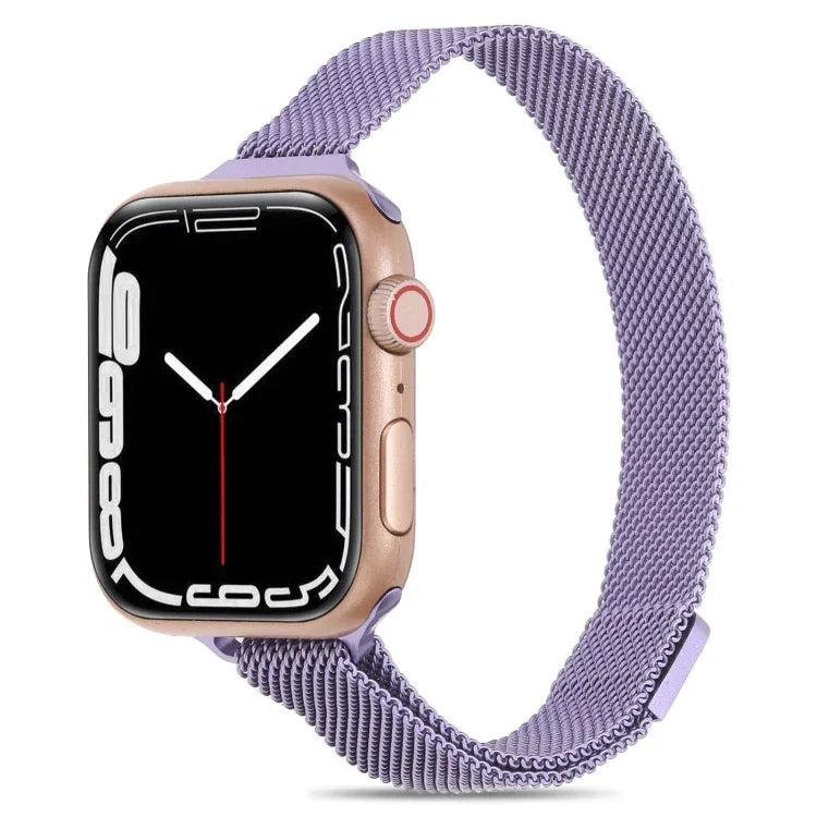 Milanaise-Armband für Apple Watch Series 7 (41 mm), 6, SE, 5 und 4 (40 mm), 3, 2 und 1 (38 mm) und 7 (45 mm), 6, SE, 5 und 4 (44 mm) sowie 3, 2 und 1 (42 mm)