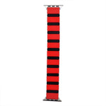 Silikon-Armband mit Verbindungsstücken für Apple Watch Series 7 (41 mm), 6, SE, 5 und 4 (40 mm), 3, 2 und 1 (38 mm) und 7 (45 mm), 6, SE, 5 und 4 (44 mm) sowie 3, 2 und 1 (42 mm)