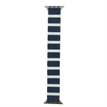 Silikon-Armband mit Verbindungsstücken für Apple Watch Series 7 (41 mm), 6, SE, 5 und 4 (40 mm), 3, 2 und 1 (38 mm) und 7 (45 mm), 6, SE, 5 und 4 (44 mm) sowie 3, 2 und 1 (42 mm)