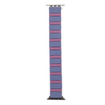 Silikon-Armband mit Verbindungsstücken für Apple Watch Series 7 (41 mm), 6, SE, 5 und 4 (40 mm), 3, 2 und 1 (38 mm) und 7 (45 mm), 6, SE, 5 und 4 (44 mm) sowie 3, 2 und 1 (42 mm)