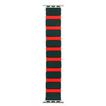 Silikon-Armband mit Verbindungsstücken für Apple Watch Series 7 (41 mm), 6, SE, 5 und 4 (40 mm), 3, 2 und 1 (38 mm) und 7 (45 mm), 6, SE, 5 und 4 (44 mm) sowie 3, 2 und 1 (42 mm)
