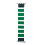 Silikon-Armband mit Verbindungsstücken für Apple Watch Series 7 (41 mm), 6, SE, 5 und 4 (40 mm), 3, 2 und 1 (38 mm) und 7 (45 mm), 6, SE, 5 und 4 (44 mm) sowie 3, 2 und 1 (42 mm)