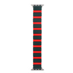 Silikon-Armband mit Verbindungsstücken für Apple Watch Series 7 (41 mm), 6, SE, 5 und 4 (40 mm), 3, 2 und 1 (38 mm) und 7 (45 mm), 6, SE, 5 und 4 (44 mm) sowie 3, 2 und 1 (42 mm)