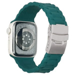 Drei-Perlen-Armband für Apple Watch Series 7 (41 mm), 6, SE, 5 und 4 (40 mm), 3, 2 und 1 (38 mm) und 7 (45 mm), 6, SE, 5 und 4 (44 mm) sowie 3, 2 und 1 (42 mm)