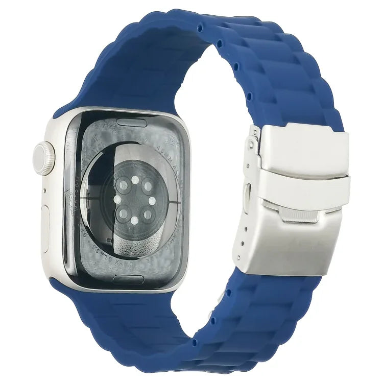 Drei-Perlen-Armband für Apple Watch Series 7 (41 mm), 6, SE, 5 und 4 (40 mm), 3, 2 und 1 (38 mm) und 7 (45 mm), 6, SE, 5 und 4 (44 mm) sowie 3, 2 und 1 (42 mm)