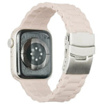 Drei-Perlen-Armband für Apple Watch Series 7 (41 mm), 6, SE, 5 und 4 (40 mm), 3, 2 und 1 (38 mm) und 7 (45 mm), 6, SE, 5 und 4 (44 mm) sowie 3, 2 und 1 (42 mm)