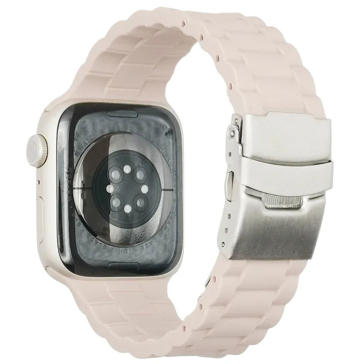 Drei-Perlen-Armband für Apple Watch Series 7 (41 mm), 6, SE, 5 und 4 (40 mm), 3, 2 und 1 (38 mm) und 7 (45 mm), 6, SE, 5 und 4 (44 mm) sowie 3, 2 und 1 (42 mm)