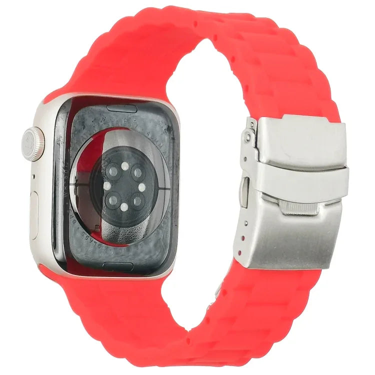 Drei-Perlen-Armband für Apple Watch Series 7 (41 mm), 6, SE, 5 und 4 (40 mm), 3, 2 und 1 (38 mm) und 7 (45 mm), 6, SE, 5 und 4 (44 mm) sowie 3, 2 und 1 (42 mm)