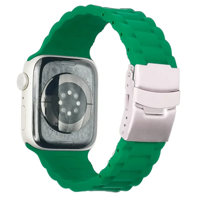 Drei-Perlen-Armband für Apple Watch Series 7 (41 mm), 6, SE, 5 und 4 (40 mm), 3, 2 und 1 (38 mm) und 7 (45 mm), 6, SE, 5 und 4 (44 mm) sowie 3, 2 und 1 (42 mm)