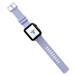 Silikonarmband mit Gewinde für Apple Watch Series 7 (41 mm), 6, SE, 5 und 4 (40 mm), 3, 2 und 1 (38 mm) und 7 (45 mm), 6, SE, 5 und 4 (44 mm) sowie 3, 2 und 1 (42 mm).