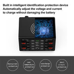 838w 9 in 1 100W 4 PD 3.0 USB-C / Type-C + 4 QC 3.0 USB Anschlüsse Intelligentes Digitaldisplay Drahtlosladegerät, EU Stecker, US Stecker, UK Stecker, AU Stecker
