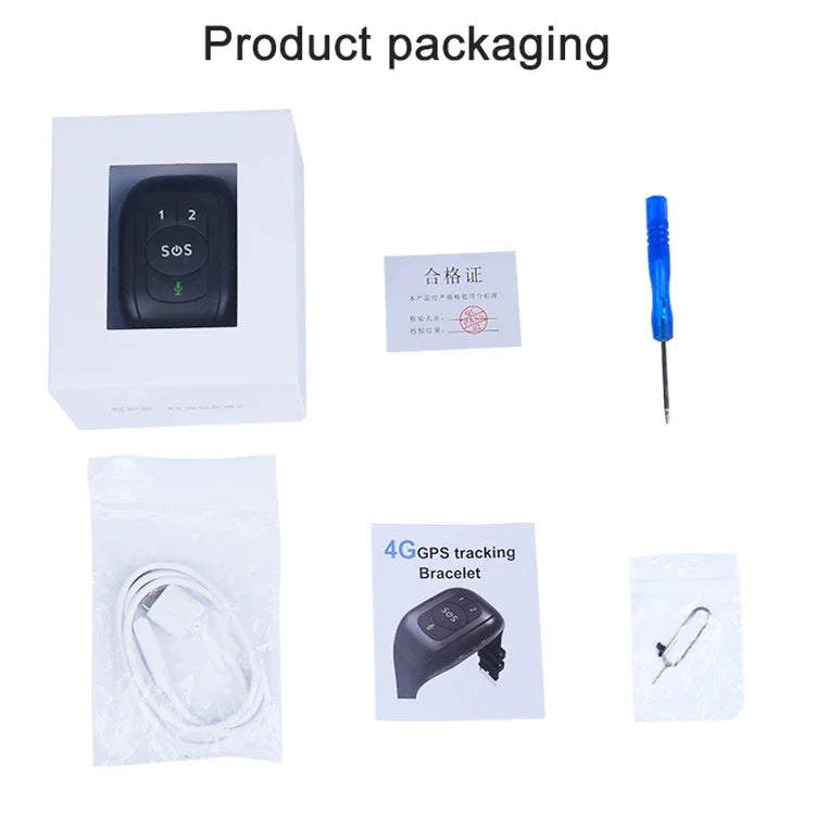 RF-V48 4G Wasserdichte Anti-Verlust GPS-Ortung Smartwatch, Band A, Band A, Band B